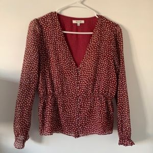 Women’s Madewell floral blouse